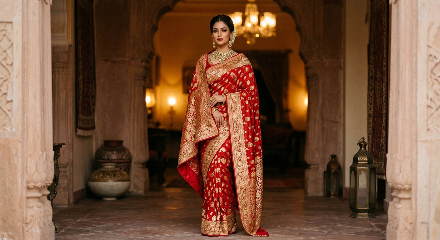 Indian Bride in traditional attire